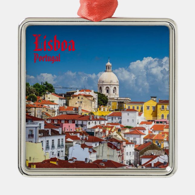 Lisboa Christmas Ornament (Front)