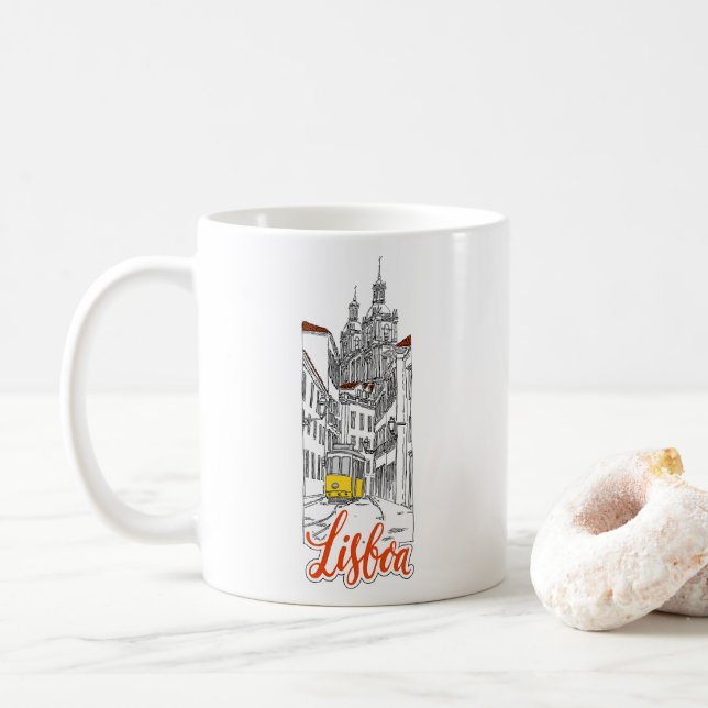 Lisboa Coffee Mug (With Donut)