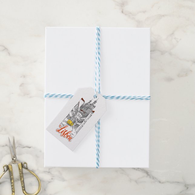 Lisboa Gift Tags (With Twine)