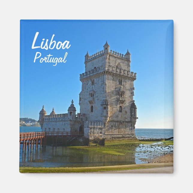 Lisboa Panoramic Kitchen Magnet (Front)
