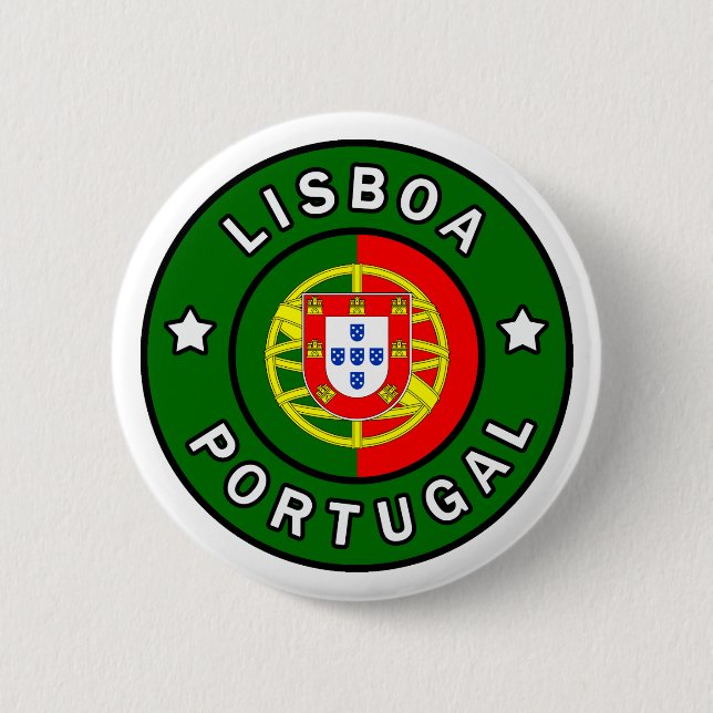 Lisboa Portugal 6 Cm Round Badge (Front)