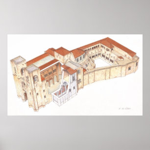 Lisboa Portugal. Cathedral Poster