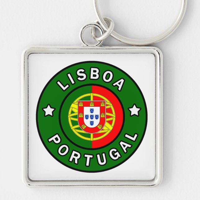 Lisboa Portugal Key Ring (Front)