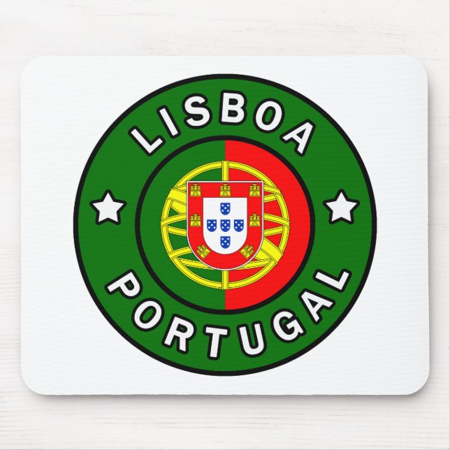 Lisboa Portugal Mouse Mat (Front)
