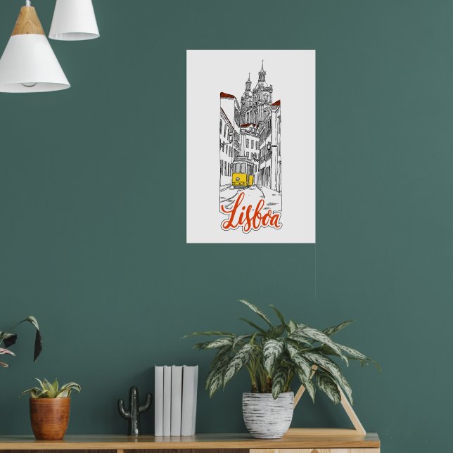 Lisboa Poster (Living Room 1)