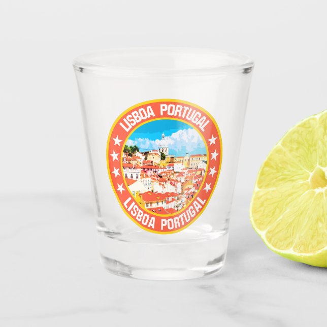 Lisboa                                             shot glass (Front)