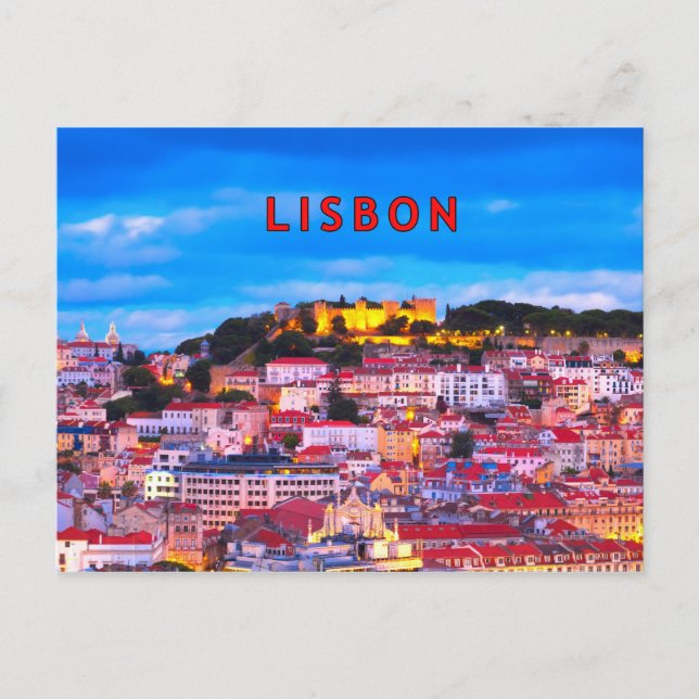 Lisbon 001B Postcard (Front)