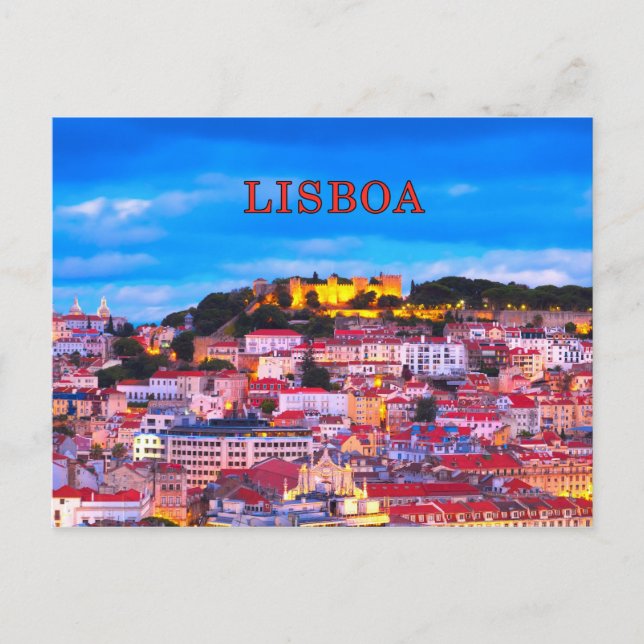 Lisbon 001D Postcard (Front)