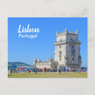 Lisbon Belem Tower in Portugal Postcard