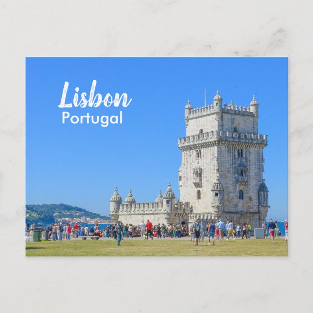 Lisbon Belem Tower in Portugal Postcard (Front)