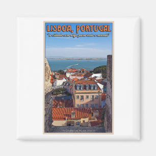 Lisbon - Boat on the Tejo Magnet