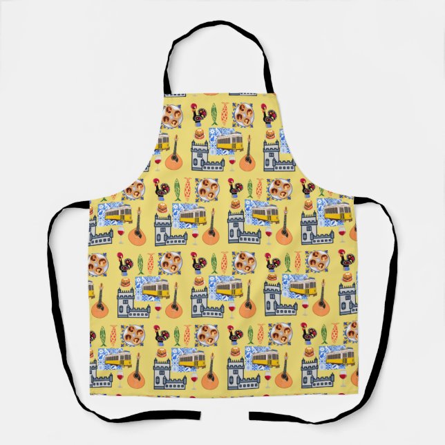  Lisbon City Symbols Apron (Front)