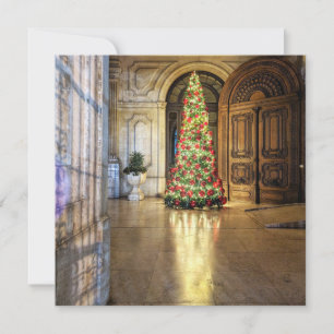 Lisbon Door Christmas Card by Sidewalk Safari