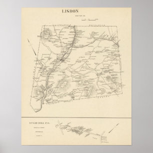 Lisbon, Grafton Co Poster