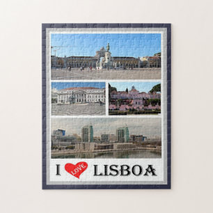 Lisbon - I Love - Portugal - Jigsaw Puzzle