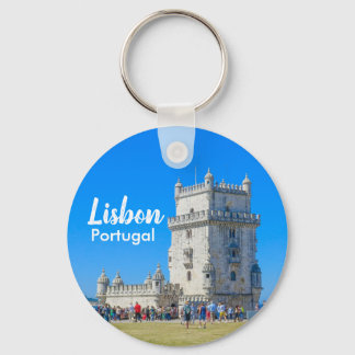 Lisbon in Portugal Belem Tower Souvenir Key Ring
