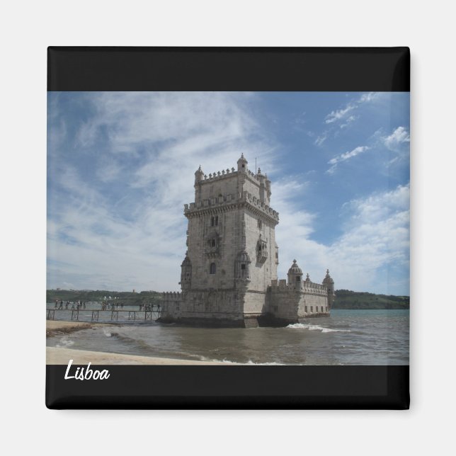 Lisbon magnet-Torre de Belém Magnet (Front)