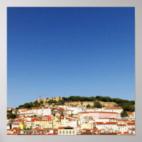 Lisbon Miradouro Castle View Architecture Photo