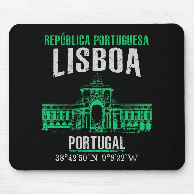 Lisbon Mouse Mat (Front)