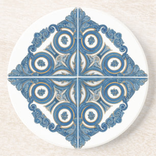 Lisbon Portugal Azulejos Tile Design Coaster