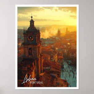 Lisbon Portugal Beautiful City Poster
