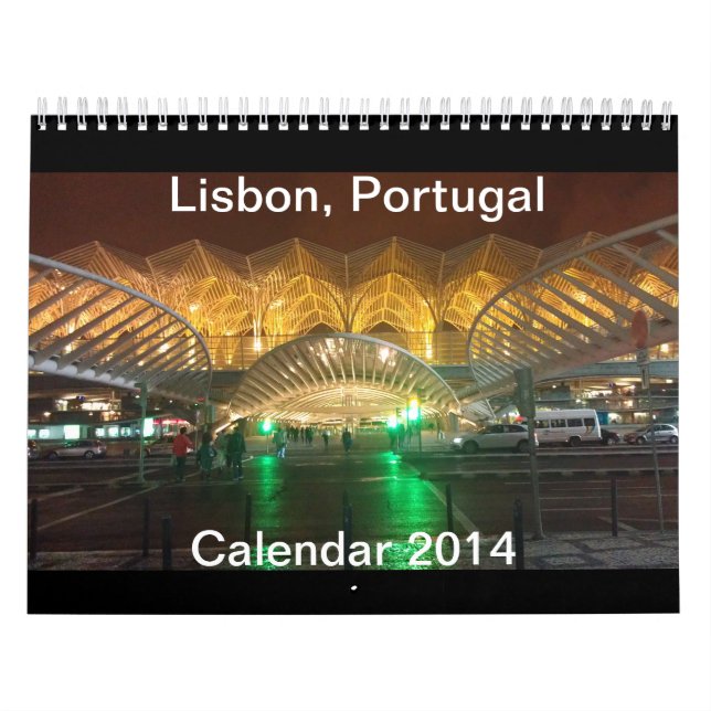 Lisbon, Portugal Calendar 2014 (modify) (Cover)