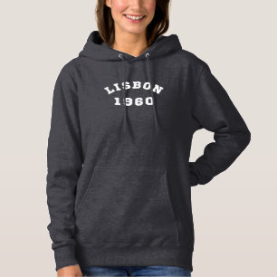 Lisbon Portugal City 1960 Vintage Hoodie