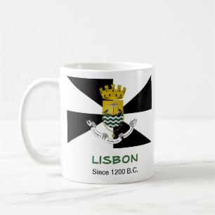 Lisbon* Portugal Custom City Flag Mug