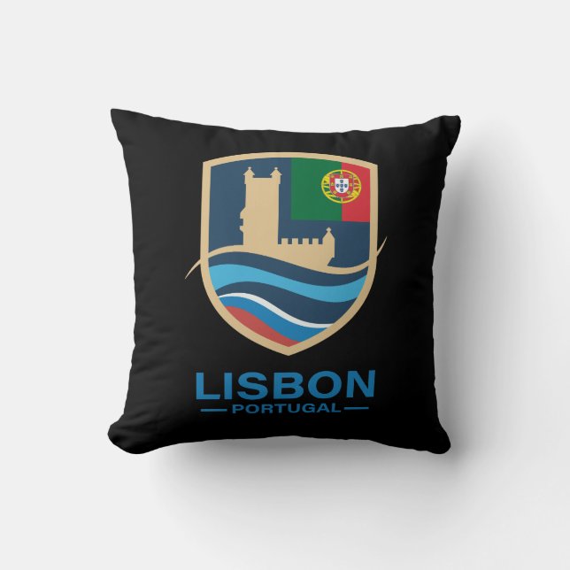 Lisbon Portugal Europe Cushion (Front)