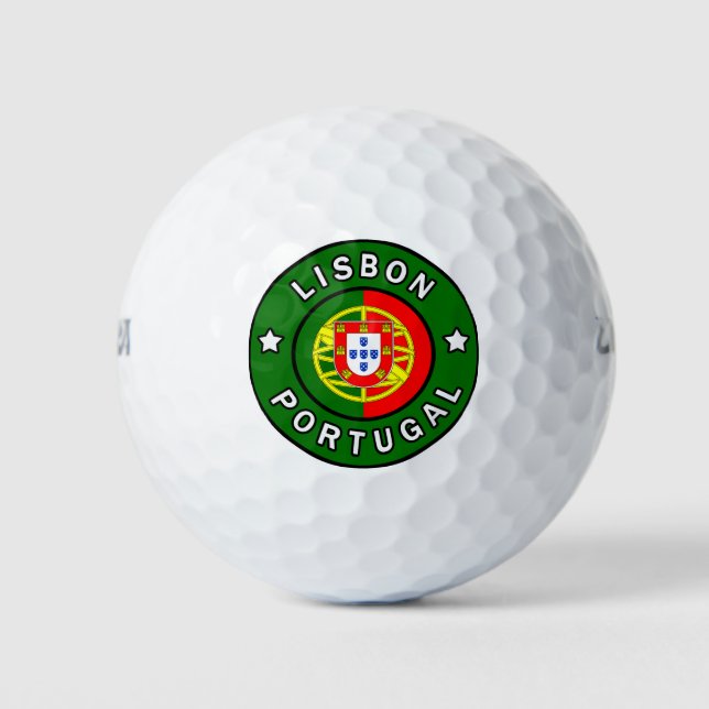 Lisbon Portugal Golf Balls (Front)