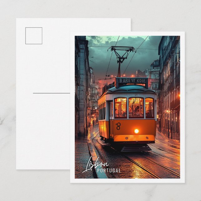 Lisbon Portugal is the beautiful tourist place Postcard (Front/Back)