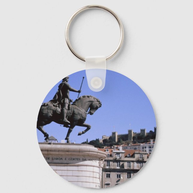 Lisbon, Portugal Key Ring (Front)