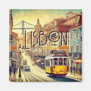 Lisbon, Portugal Magnet