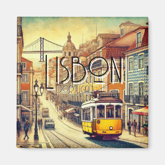 Lisbon, Portugal Magnet