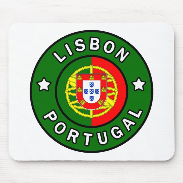 Lisbon Portugal Mouse Mat (Front)