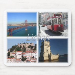 Lisbon Portugal Mouse Mat