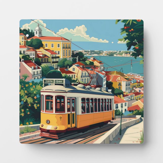 Lisbon Portugal Plaque (Front)
