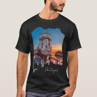 Lisbon Portugal Portuguese Belem Tower Lisboa T-Shirt