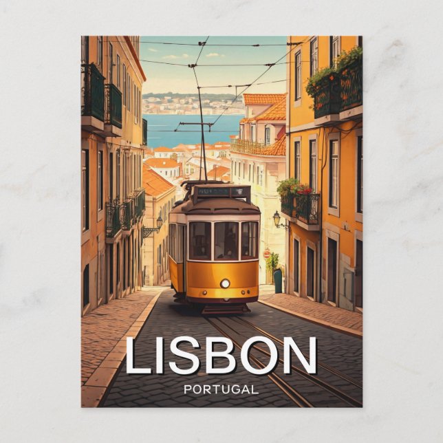 Lisbon Portugal  Postcard (Front)
