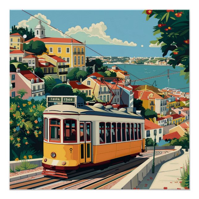 Lisbon Portugal Poster (Front)
