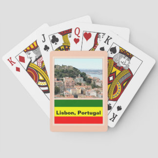 Lisbon, Portugal Skyline  Playing Cards