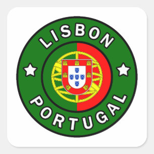 Lisbon Portugal Square Sticker