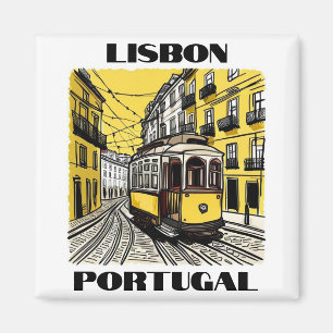Lisbon , Portugal - Travel - Magnet