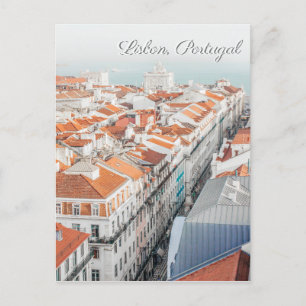 Lisbon Portugal travel postcard