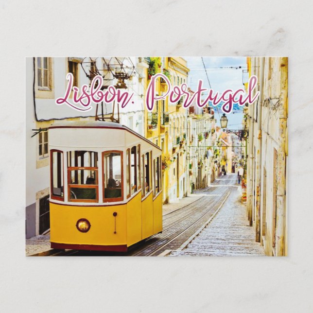 Lisbon, Portugal Travel Postcard (Front)