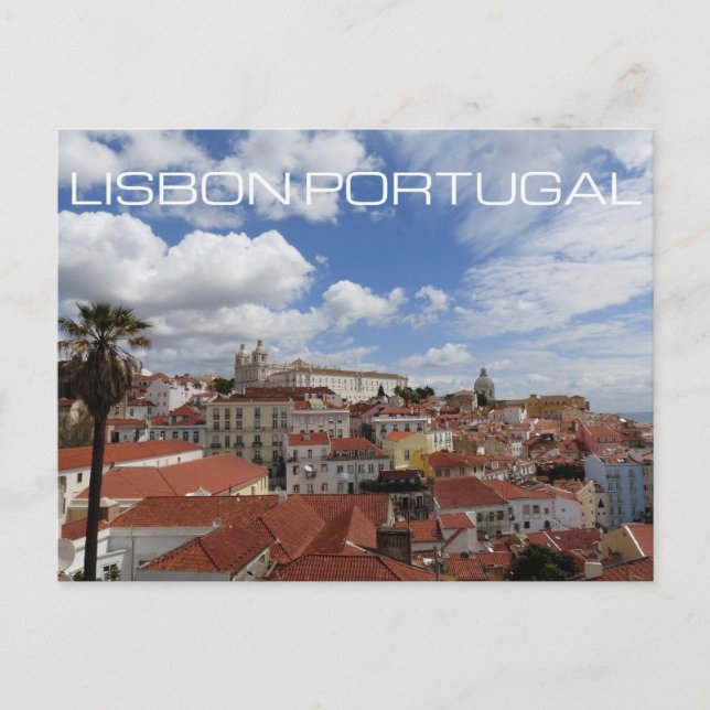 Lisbon, Portugal Travel Postcard (Front)