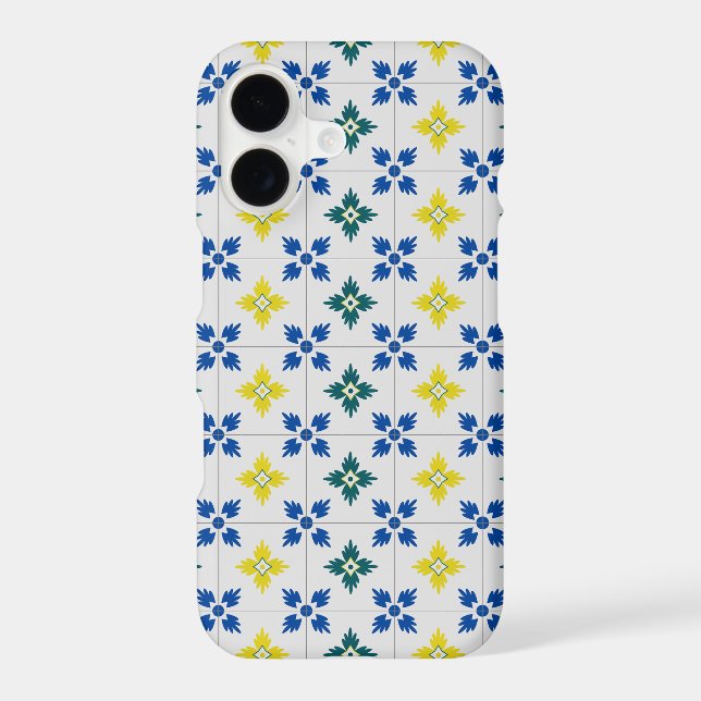 Lisbon pretty tiles or azulejo pattern (Back)