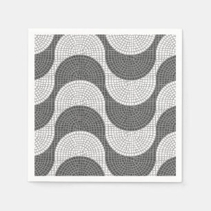 Lisbon Rossio Portuguese cobblestone calçada Napkin
