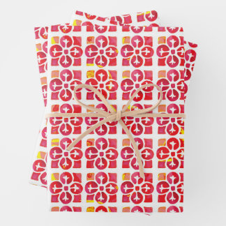 Lisbon Sunshine Wrapping Paper Sheet