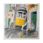 lisbon tile azulejo de lisboa 01<br><div class="desc">grilled sardines. red wine ...  thats how life is in lisbon ! :) by hauke vagt. all rights reserved.</div>